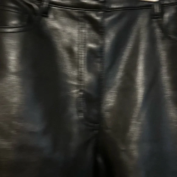 WILFRED Faux Leather Black Pant 6 - Picture 11 of 15